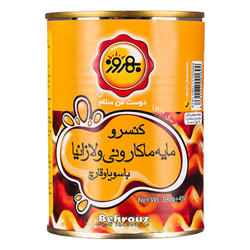 Behrouz - Canned Spaghetti & Lasagna Sauce With Soy & Mushroom (390g)