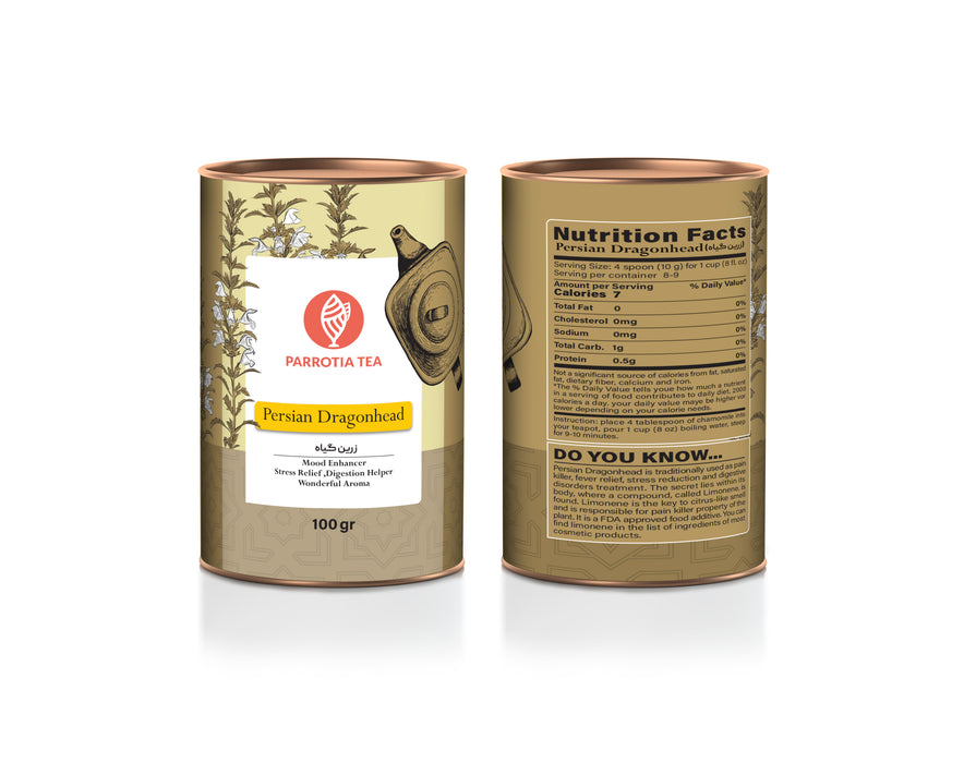 Parrotia Tea - Pearsian Dragonhead - Zarengyah (100g)