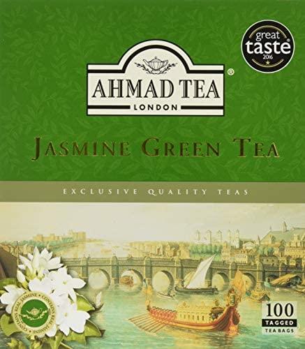 Ahmad Tea - Jasmine Green Tea (100 Tea Bags) - Limolin Grocery
