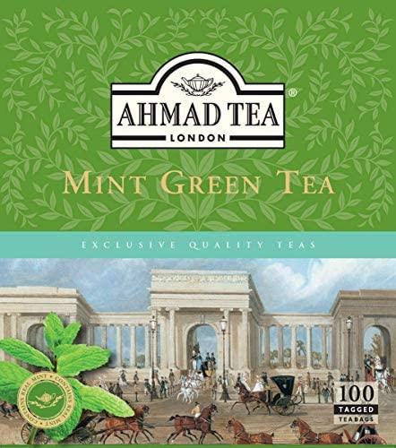 Ahmad Tea - Mint Green Tea (100 Tea Bags) - Limolin Grocery