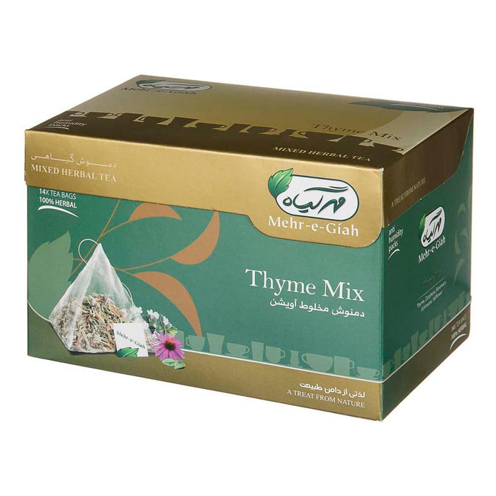 Mehr e Giah - Herbal Tea Bags Thyme Mix (14 Tea Bags) - Limolin Grocery