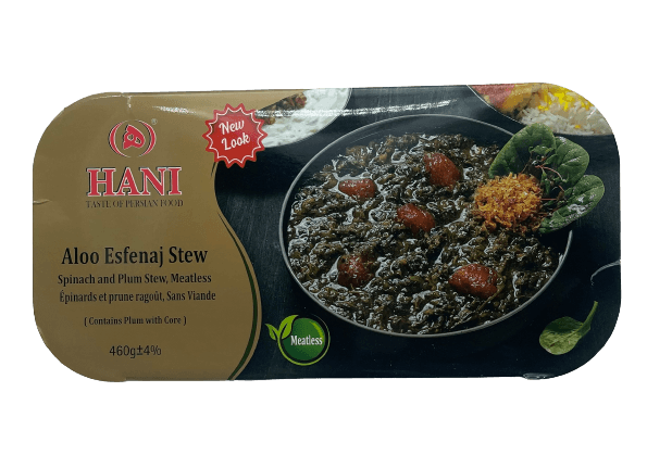 Prune & Spinach Stew - Aloo Esfanaj Stew - Meatless (460g) - Limolin Grocery