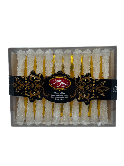 Saharkhiz - White Rock Candy - Crystal Box (20 Sticks) - Limolin Grocery