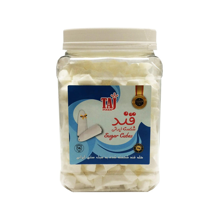 TAJ - Sugar Cubes In Pet Jar (1kg) - Limolin Grocery